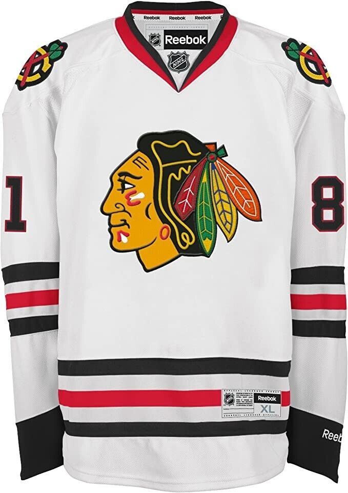 Mens Chicago Blackhawks Marian Hossa Edge 2 Authentic Road Jersey by Reebok product image 2, provided for visual reference