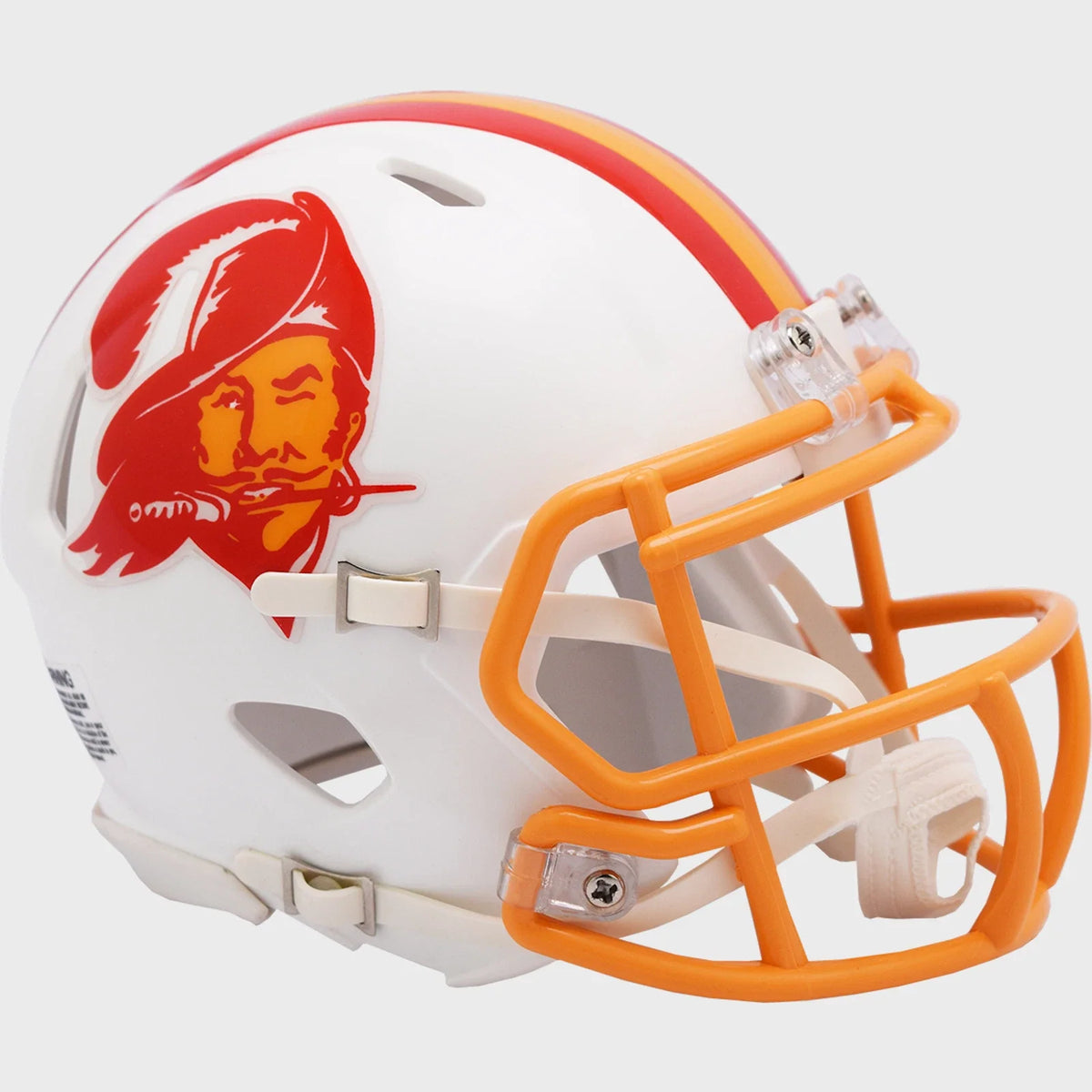 Tampa Bay Buccaneers Riddell 1976-1996 Speed Mini Football Helmet product image 1, provided for visual reference and product