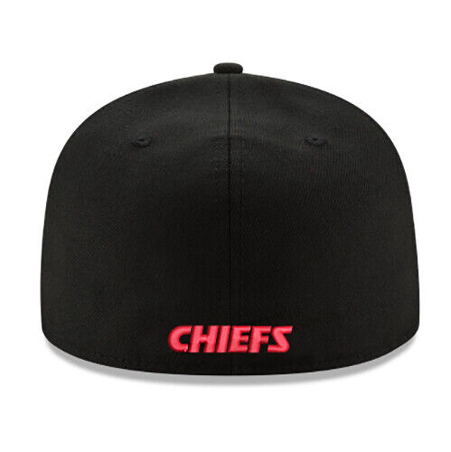 New Era Kansas City Chiefs Black Basic 59FIFTY Fitted Hat product image 4, provided for visual reference and product detail
