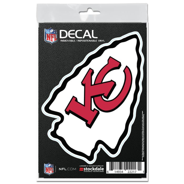 Kansas City Chiefs 3X5 Multi-Surface Decal By Wincraft product image 1, provided for visual reference and product detail