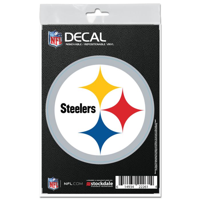 Pittsburgh Steelers 3X5 Multi-Surface Decal By Wincraft product image 1, provided for visual reference and product detail