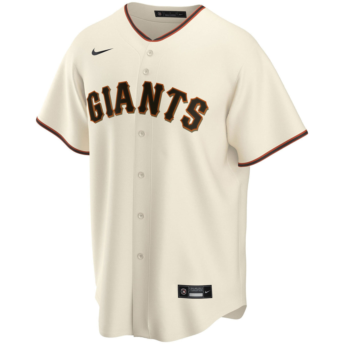 San Francisco Giants Nike Official Replica Home Cream Jersey for Men product image 2, provided for visual reference and