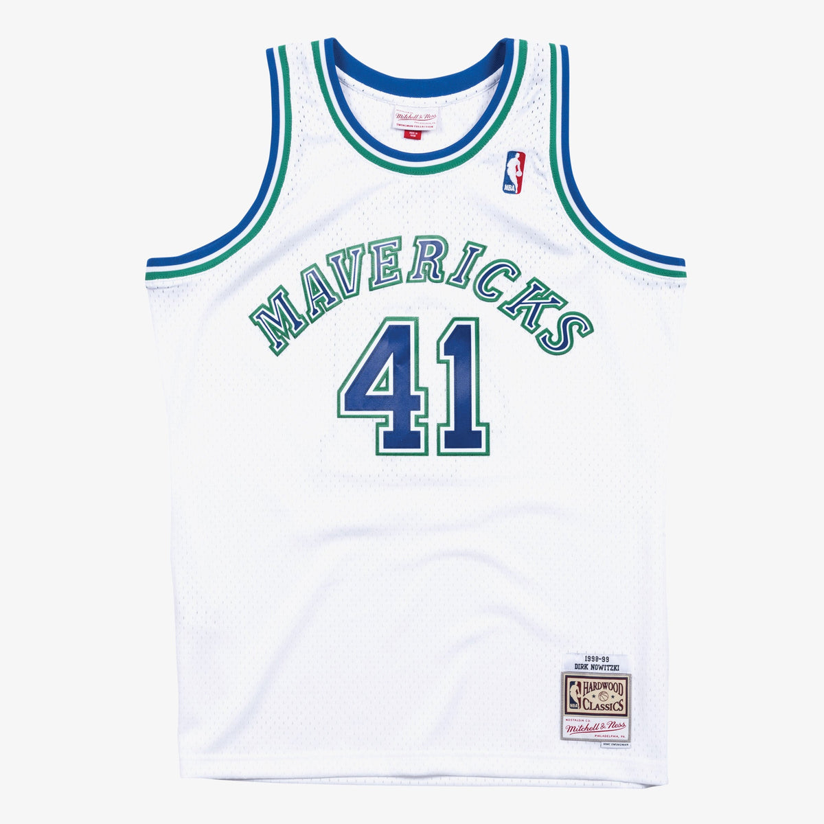 Dallas Mavericks Mitchell & Ness Dirk Nowitzki #41 White product image 1