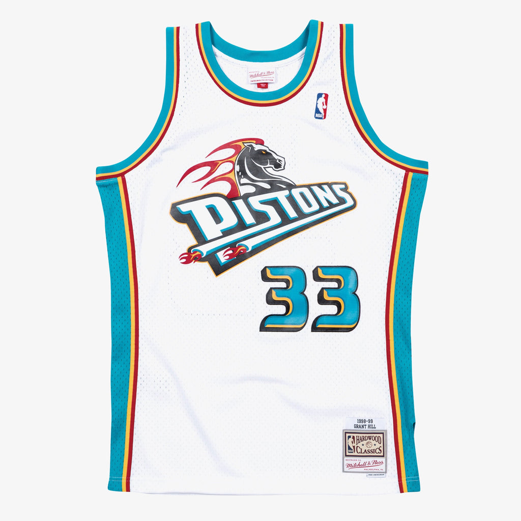 Detroit Pistons Mitchell & Ness Grant Hill #33 White product image 1