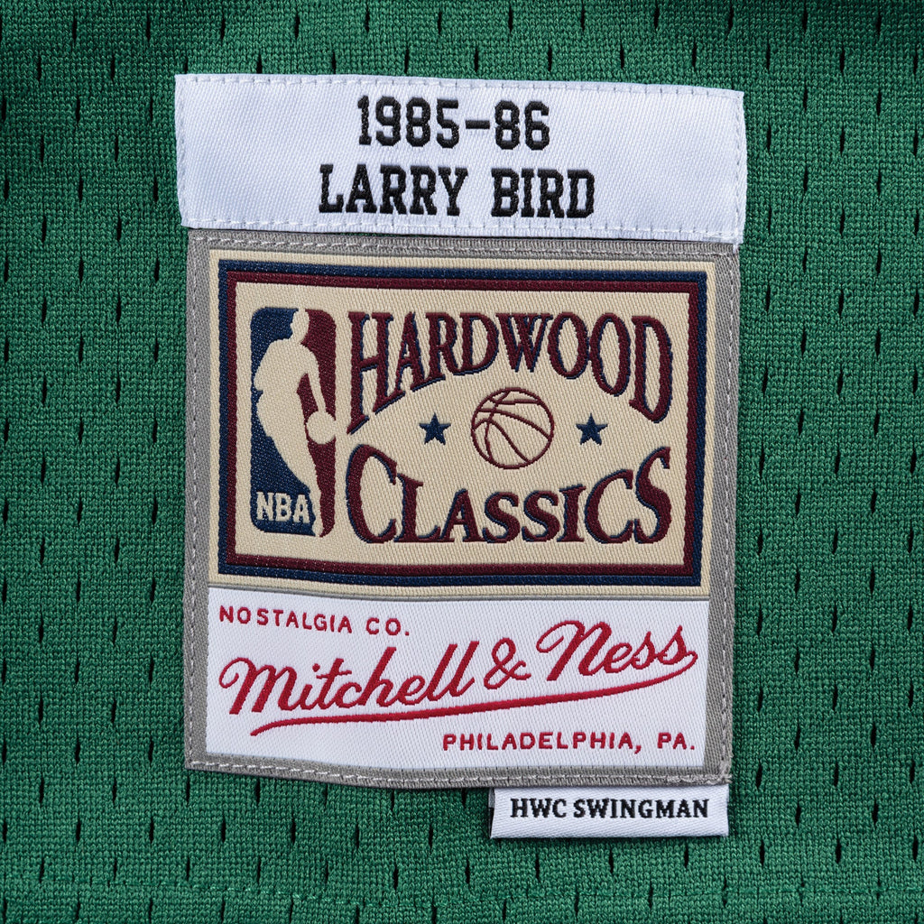Boston Celtics Mitchell & Ness Larry Bird #33 1985-86 Road product image 5