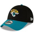 Jacksonville Jaguars 2 Tone Black/Teal The League Primary Logo 9FORTY Adjustable Game Cap product image 1, provided for