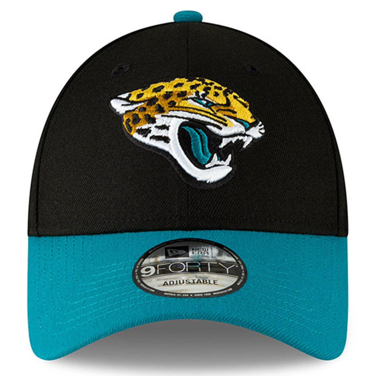 Jacksonville Jaguars 2 Tone Black/Teal The League Primary Logo 9FORTY Adjustable Game Cap product image 2, provided for