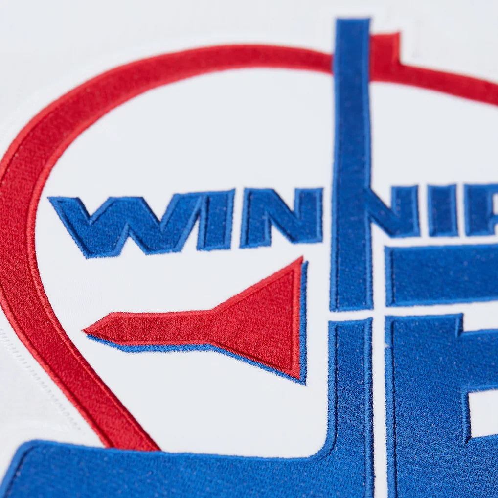 Teemu Selanne Winnipeg Jets 1992-93 White Power Play Jersey for Men product image 5, provided for visual reference and