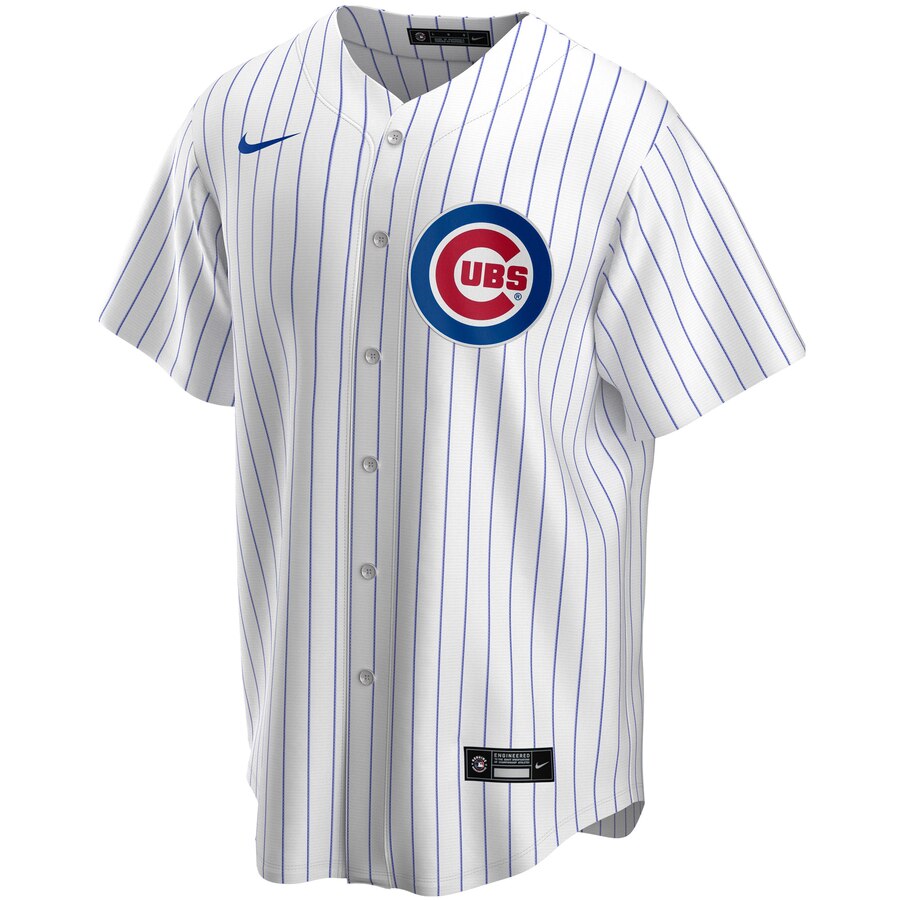 NIKE Men Anthony Rizzo Chicago Cubs White Home Replica Jersey product image 2, provided for visual reference and product