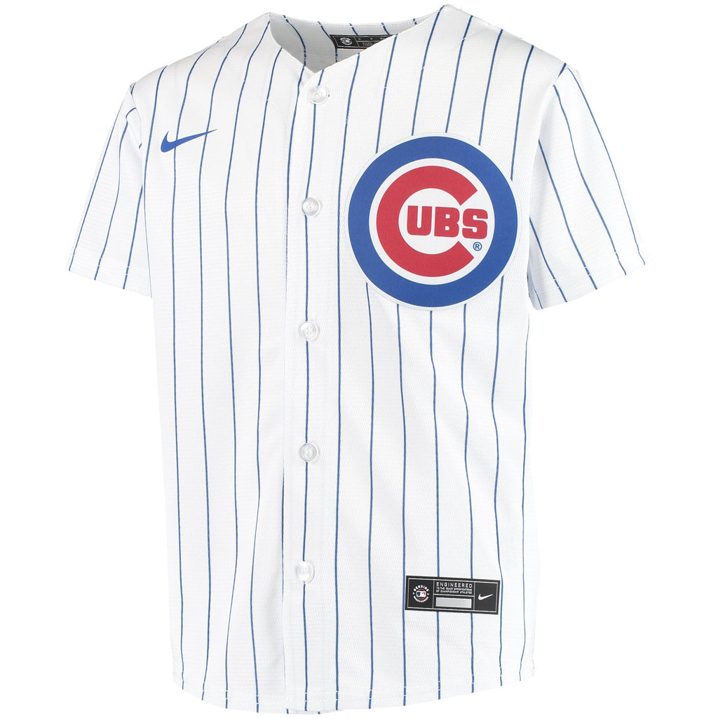 Youth Chicago Cubs Nike White Home Replica Team Jersey product image 2, provided for visual reference and product detail