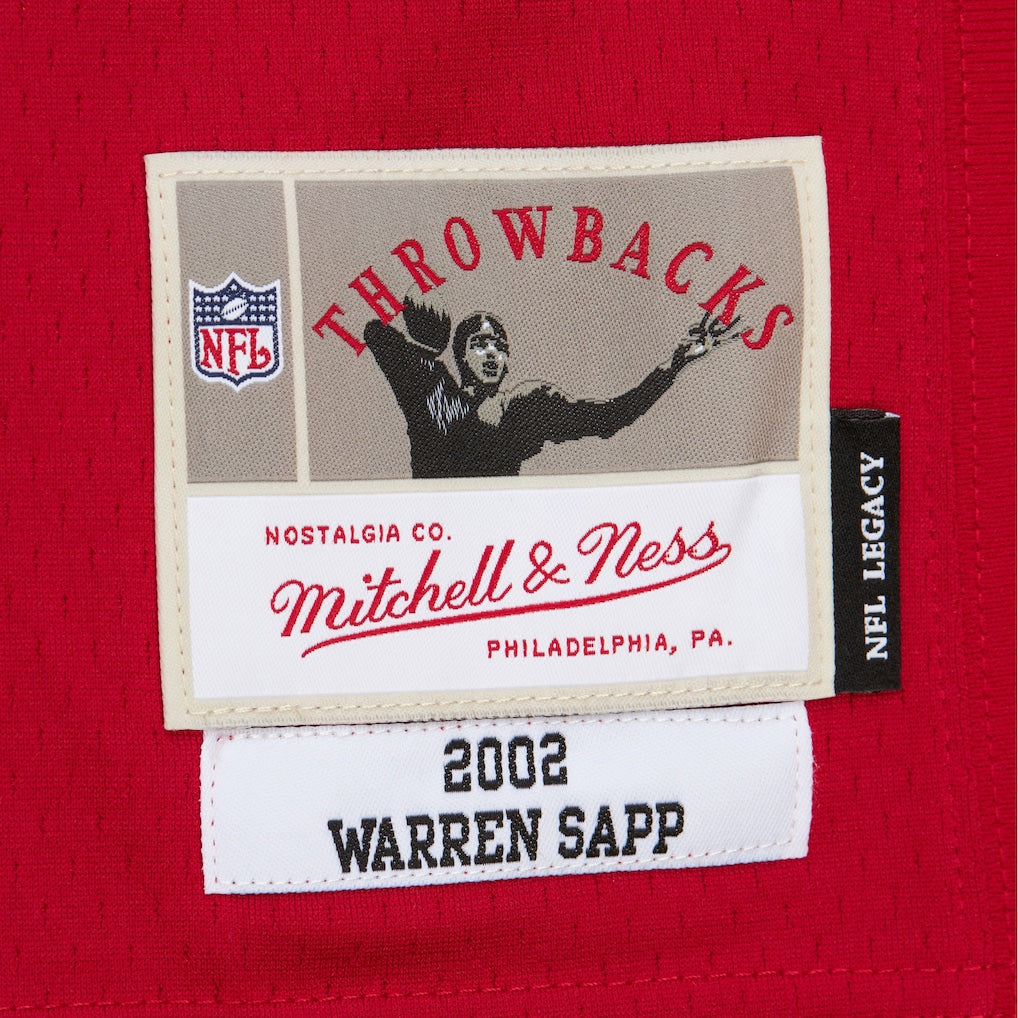 Warren Sapp Tampa Bay Buccaneers 2002 Mitchell & Ness Legacy Replica Jersey - Red product image 6, provided for visual