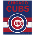 Chicago Cubs 50" x 60" Ultra Soft Raschel Plush Blanket product image 1, provided for visual reference and product detail