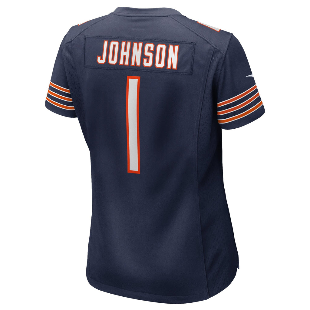 Chicago Bears Jaylon Johnson Nike Navy Game Jersey for Women product image 2, provided for visual reference and product