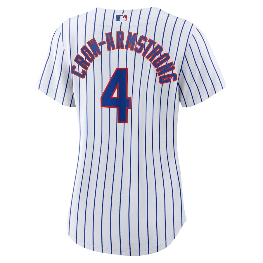 Chicago Cubs Pete Crow-Armstrong Nike White Home Replica Player Jersey for Women product image 3, provided for visual