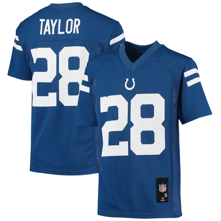 Jonathon Taylor Indianapolis Colts Youth Replica Mid Tier Player Jersey - Blue product image 1, provided for visual
