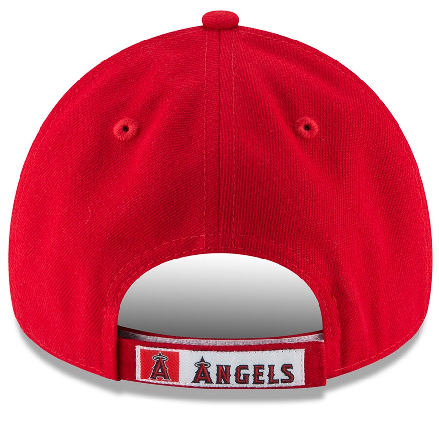 Youth Anaheim Angels New Era MLB The League Red 9FORTY Adjustable Cap product image 4, provided for visual reference and