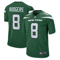 Youth Aaron Rodgers New York Jets Nike Green Game Replica Jersey product image 1, provided for visual reference and product