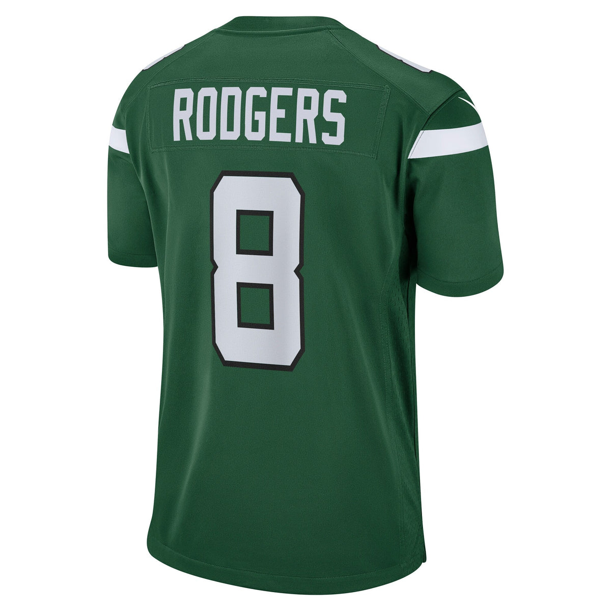 Youth Aaron Rodgers New York Jets Nike Green Game Replica Jersey product image 3, provided for visual reference and product
