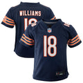 Toddler Caleb Williams Chicago Bears Navy Nike Game Jersey product image 1, provided for visual reference and product detail