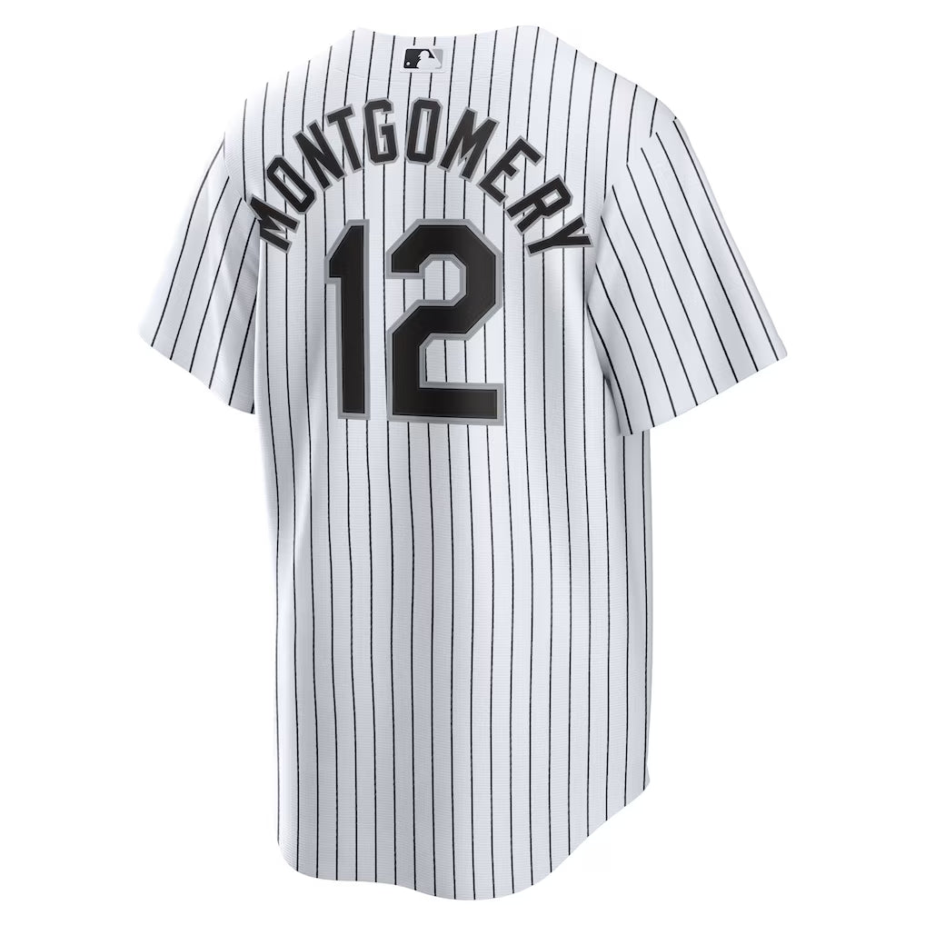 Youth Chicago White Sox Colson Montgomery MLB Branded White Home Replica Jersey product image 1, provided for visual