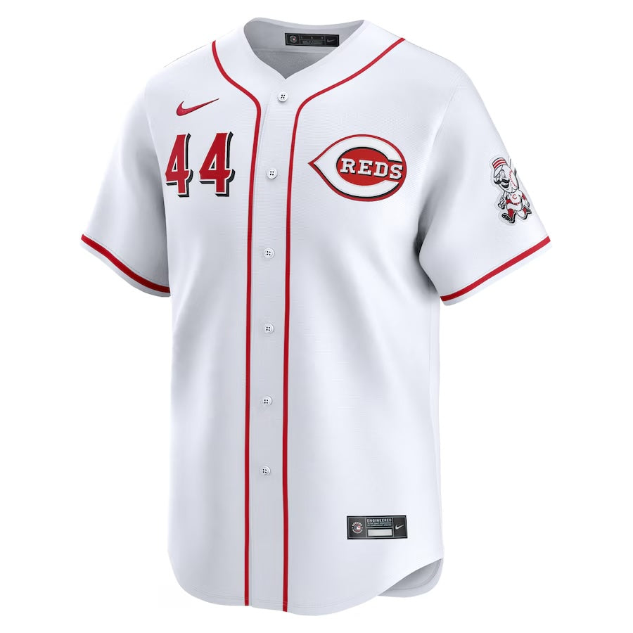 Youth Elly De La Cruz Cincinnati Reds NIKE White Home Limited Replica Jersey product image 3, provided for visual reference