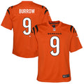 Youth Cincinnati Bengals Joe Burrow Nike Alternate Orange Game Jersey product image 1, provided for visual reference and